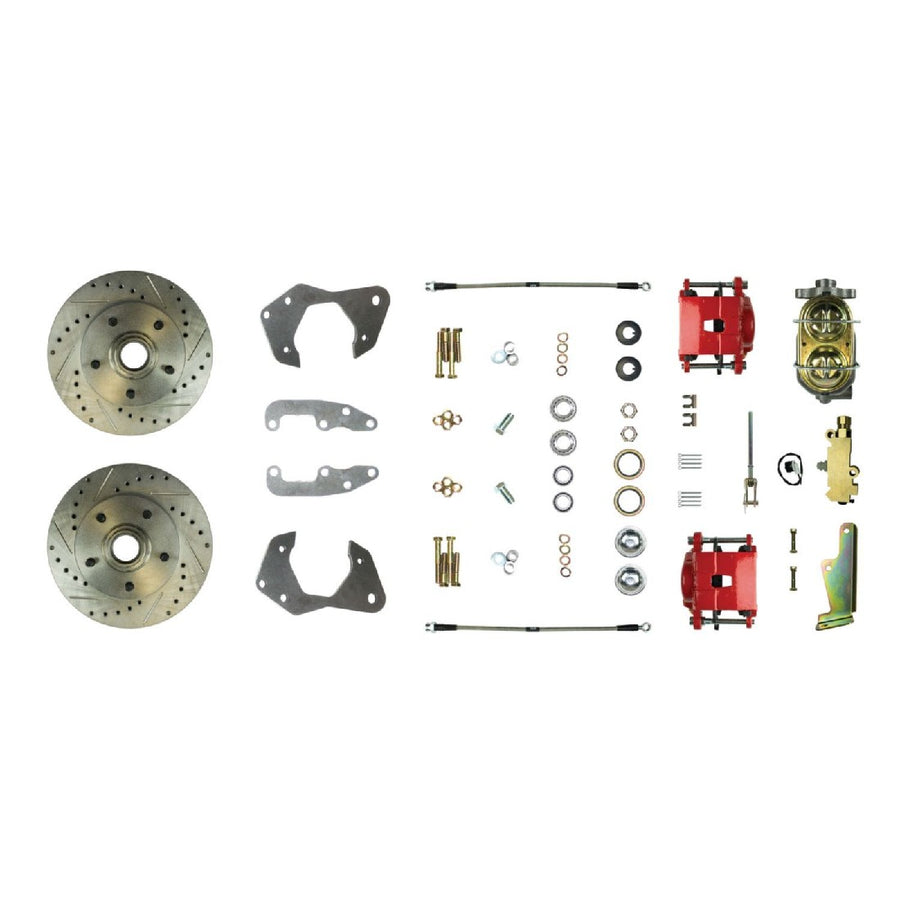 The Right Stuff 1965-68 Chevrolet Impala/Bel Air, Manual Front Disc Brake Conversion Kit - (FSC65SDCZ)