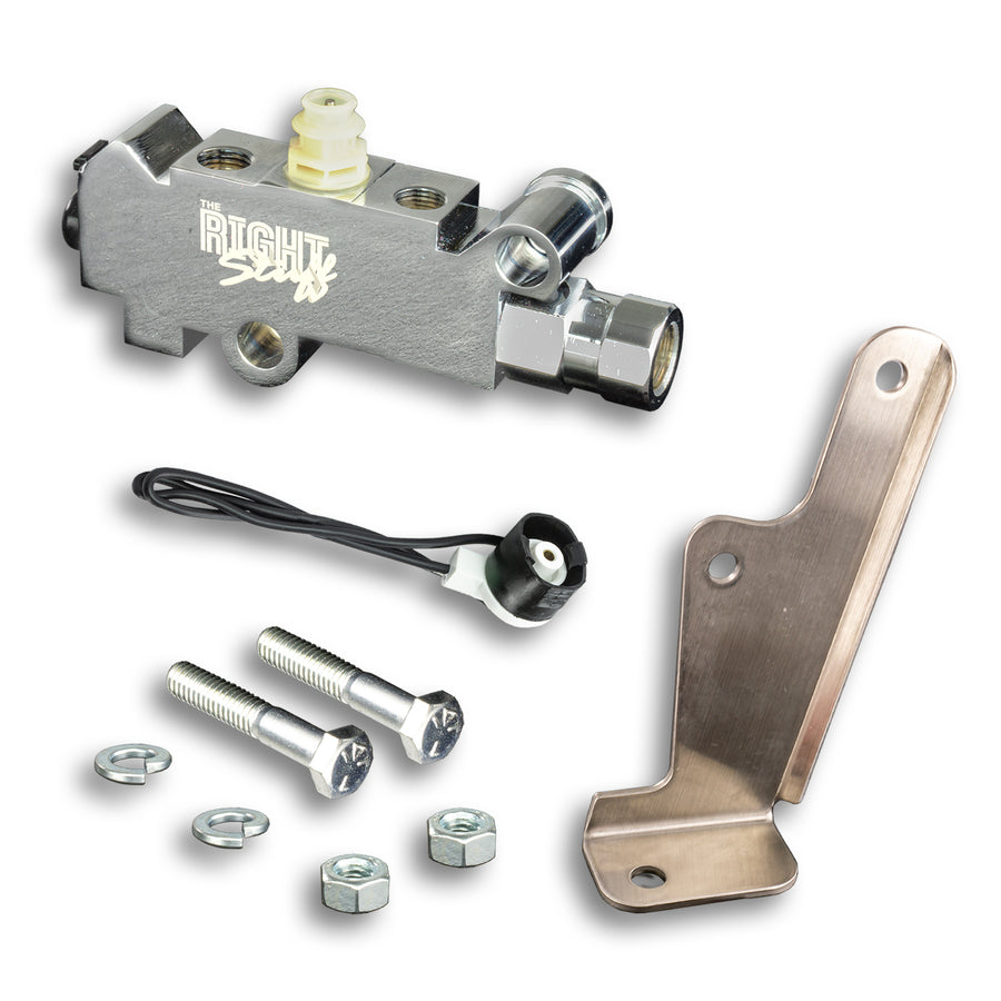 The Right Stuff 71-72 GM/Chevy Factory Style Chrome Proportioning Valve Kit Disc/Drum - (PVK41C)