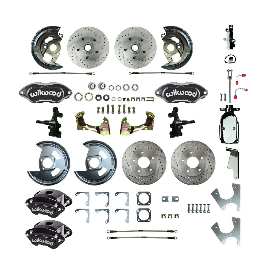 The Right Stuff 1968-74 GM F/X-Body, Performance Series, 2" Drop, 4-Wheel Disc Brake Conversion - (AFXSD25DSX)