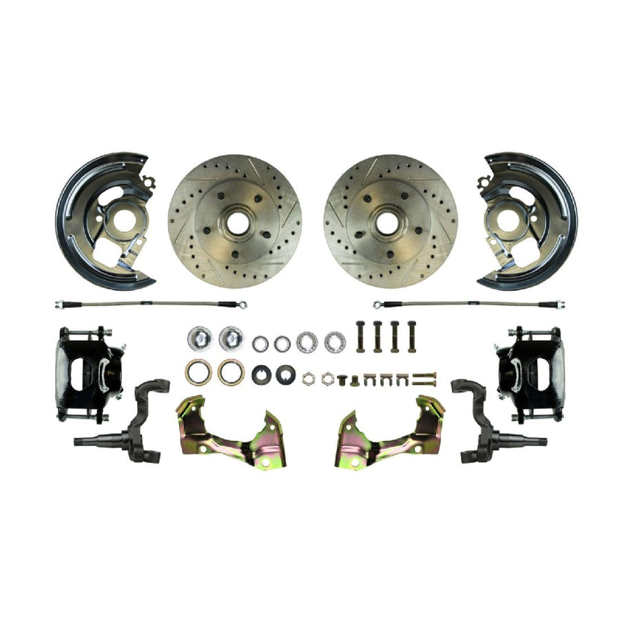 The Right Stuff 1964-1972 Chevelle/GM A-Body Front 'At The Wheel' Big Brake Upgrade Kit - (AFXWK01CS)