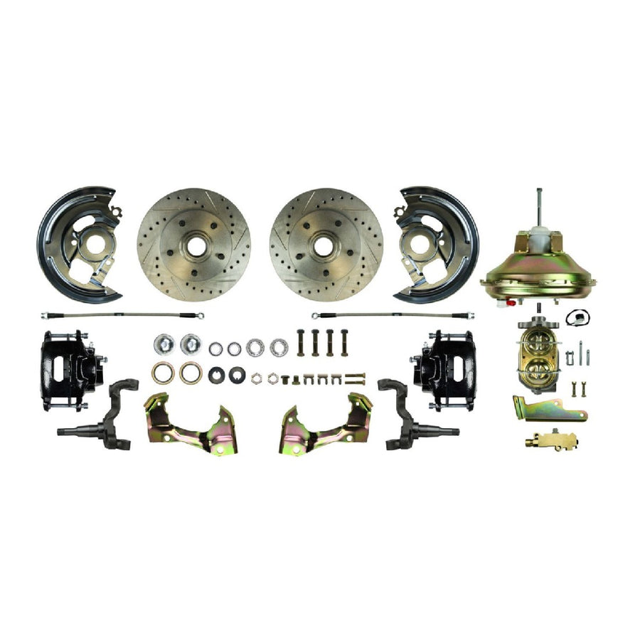 The Right Stuff 67-69 GM F/X-Body, Power 11" Booster, Front Disc Brake Conversion Kit - (AFXDC02CS)