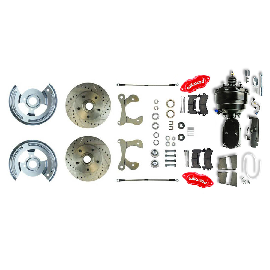 The Right Stuff 1959-64 Chevrolet Impala/Bel Air, Performance Front Disc Brake Conversion Kit - (FSC60DCCZY)