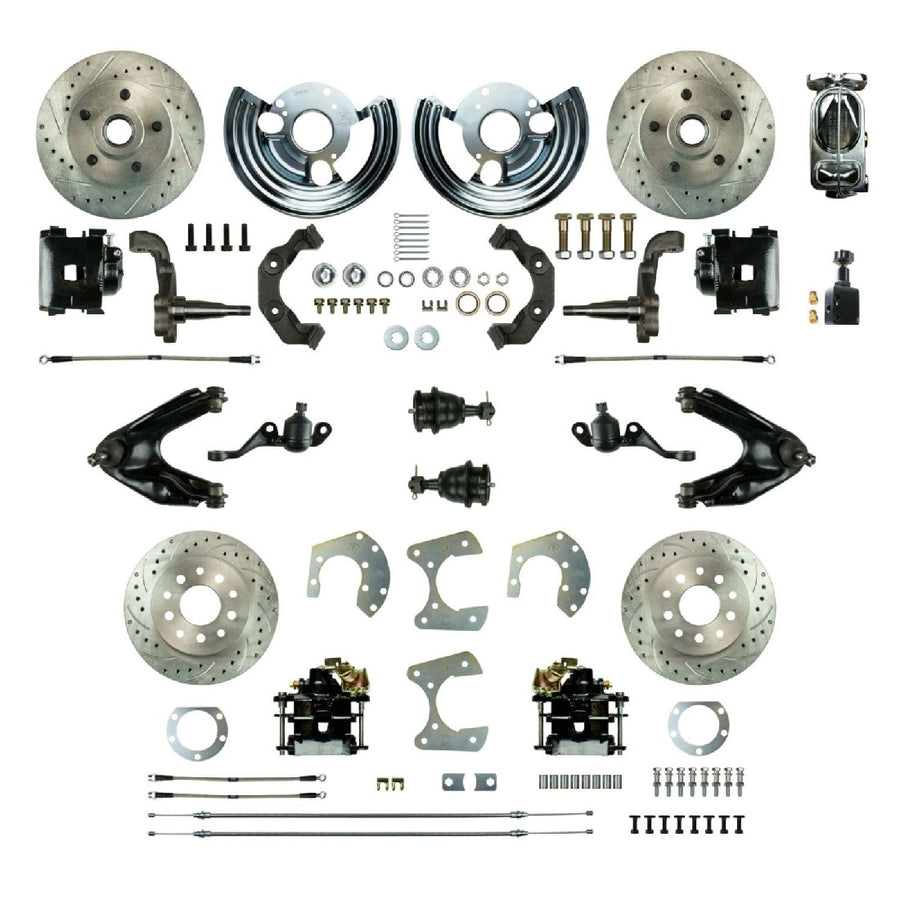The Right Stuff 1960-76 Mopar A-Body, 4-Wheel Manual Disc Brake Conversion Kit - MDC46SDSX - (MDC46SDSX)
