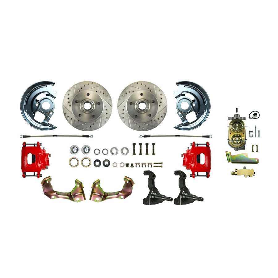 The Right Stuff 1967-74 GM F/X-Body, Show N Go, Front Manual Disc Brake Conversion Kit - (AFXSD02CZ)
