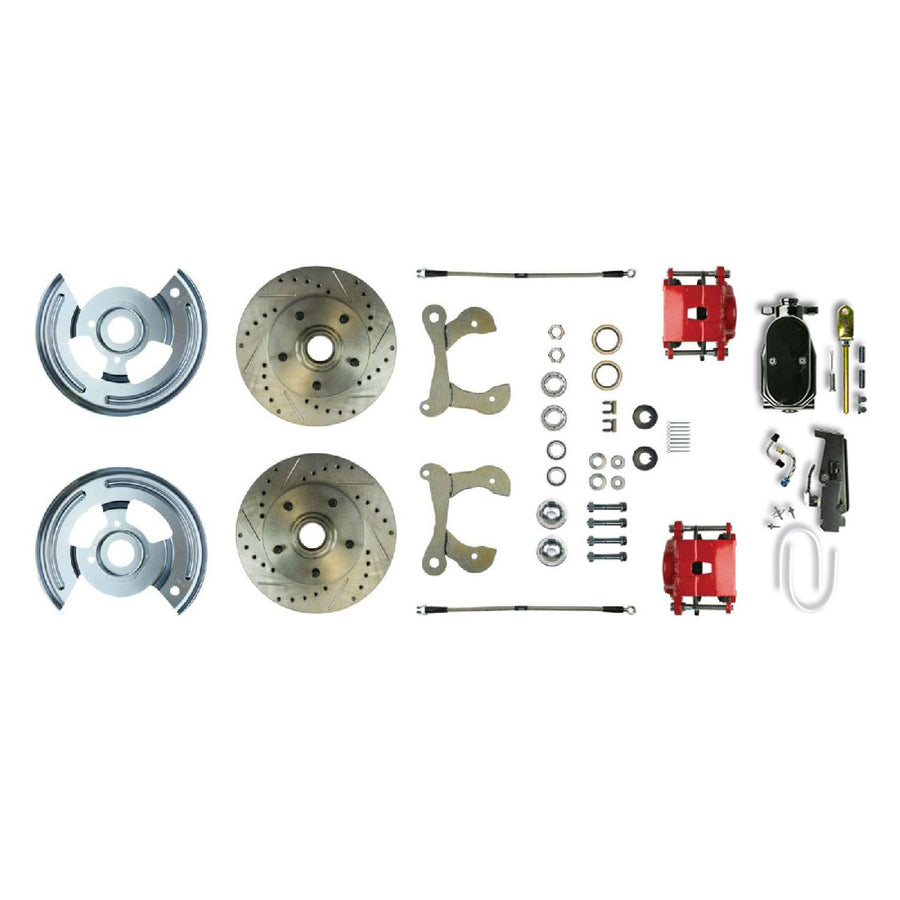 The Right Stuff 1958 Chevrolet Impala/Bel Air, Manual Front Disc Brake Conversion Kit - (FSC58SDCZY)