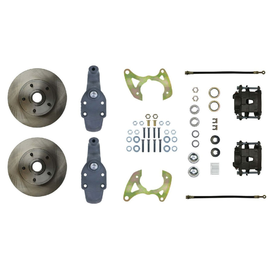 The Right Stuff 1959-64 Impala/Bel Air, 2" Drop, "At The Wheel" Front Disc Brake Conversion Kit - (FSC59WKD)