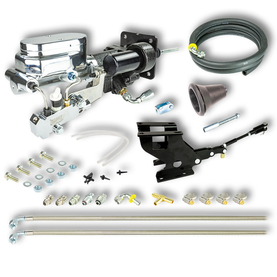 The Right Stuff 1967-72 GM & GMC C/K Truck, Chrome Hydro Boost Upper Assembly Kit Disc/Disc - (JHB675672)