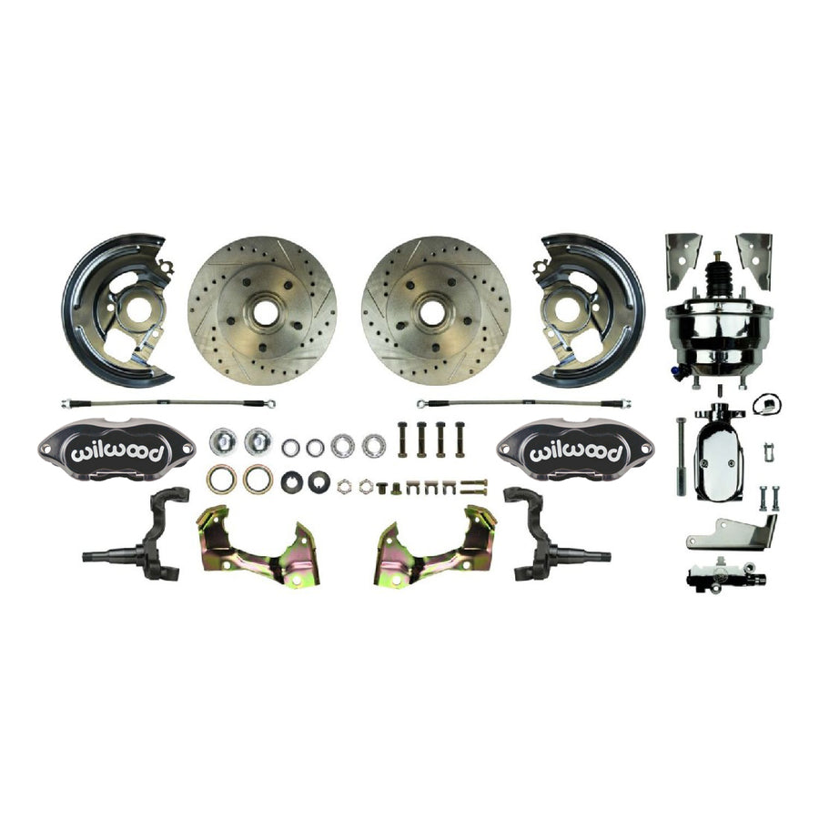 The Right Stuff 1964-1974 GM A/F/X Body, Front Power Disc Brake Conversion Kit - AFXDC32SX - (AFXDC32SX)