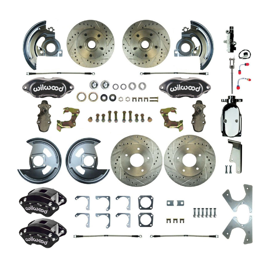 The Right Stuff 1967 Camaro/Firebird, Performance Series, 2" Drop, 4-Wheel Disc Brake Conversion - (AFXSD22DSX)