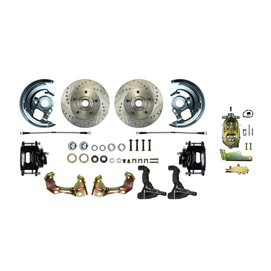 The Right Stuff 1967-69 GM F/X-Body, Show N Go, Front Manual Disc Brake Conversion Kit - (AFXSD02CS)