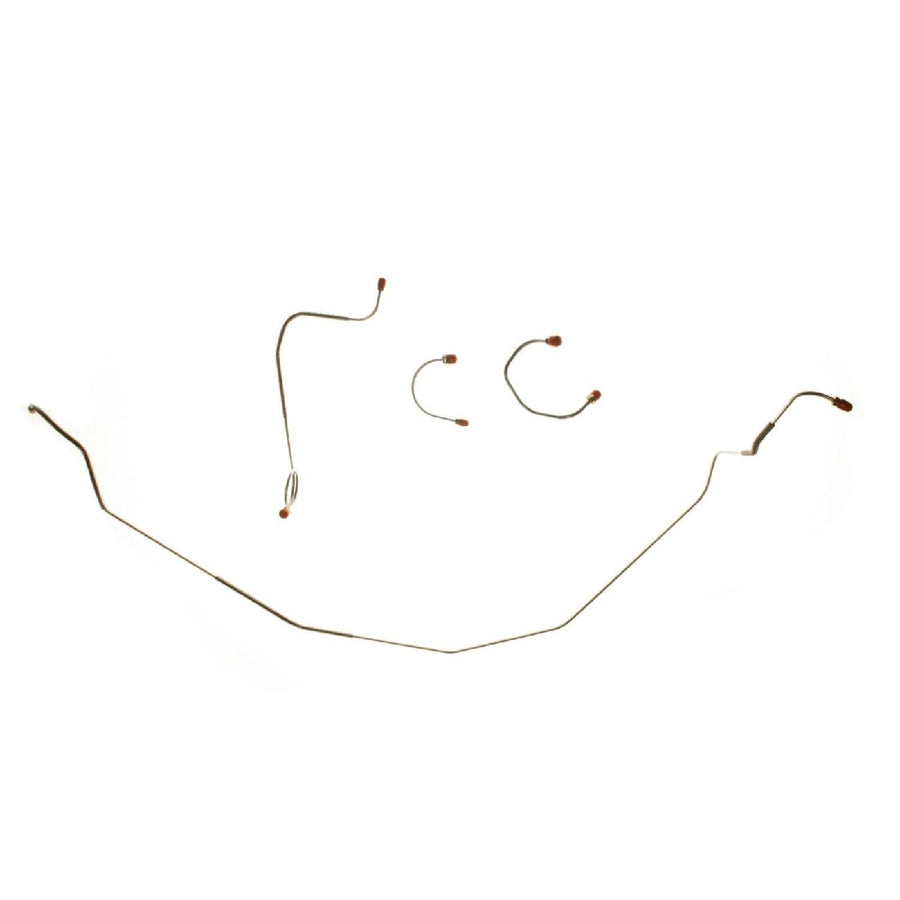 The Right Stuff 1967-68 Camaro/Chevy II, Pre-Bent OE Steel Power Front Drum Brake Line Kit - (FKT6703)