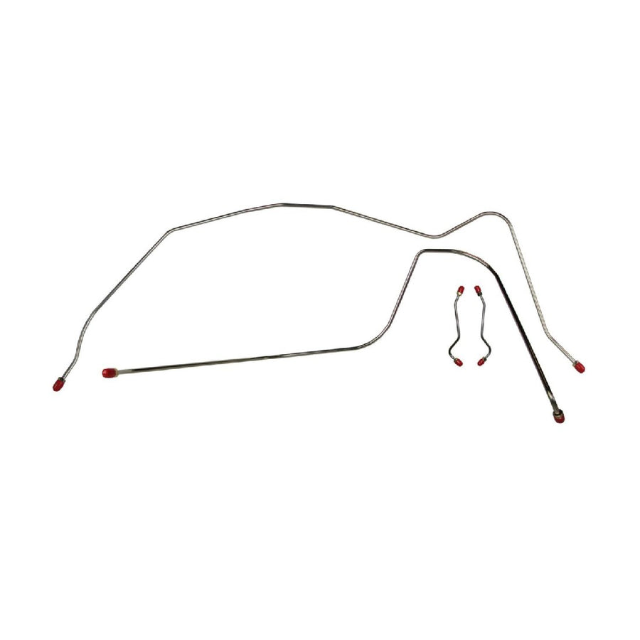 The Right Stuff 1956-57 Chevrolet Bel Air/Nomad, Pre-Bent OE Steel Front Brake Line Kit - (BKT5602)