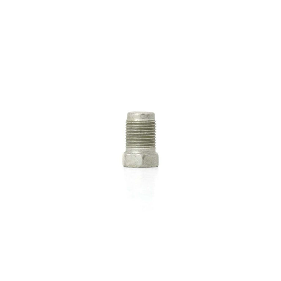 The Right Stuff 1/4" Tube W/12x1 Thread, 1/2" Hex, Bubble Flare, Metric Anodized Fitting - (MSP3)