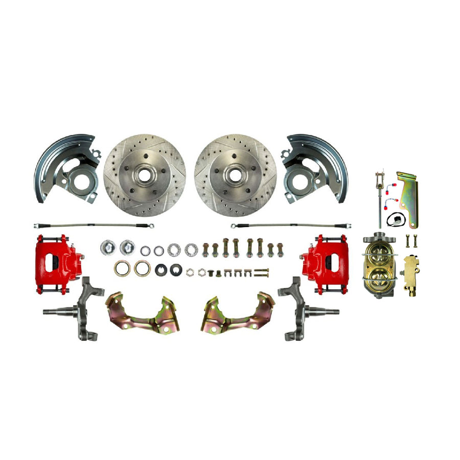 The Right Stuff 67-74 GM F/X-Body, Show N Go, 2" Drop, Front Manual Disc Brake Conversion Kit - (AFXSD02DZ)