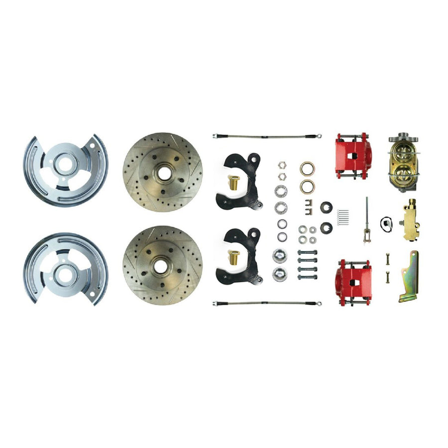 The Right Stuff 1955-57 Chevrolet Bel Air/Nomad, Manual Front Disc Brake Conversion - FSC55SDCZ - (FSC55SDCZ)