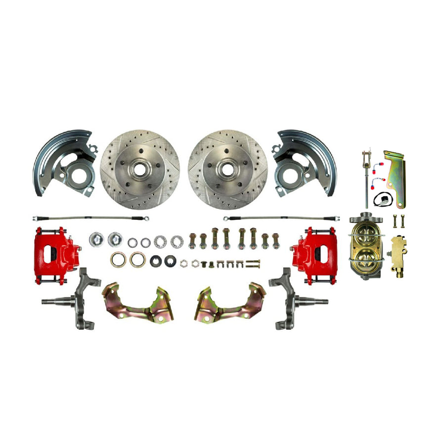 The Right Stuff 64-72 Chevelle/A-Body, Show N Go, 2" Drop, Front Manual Disc Brake Conversion - (AFXSD01DZ)