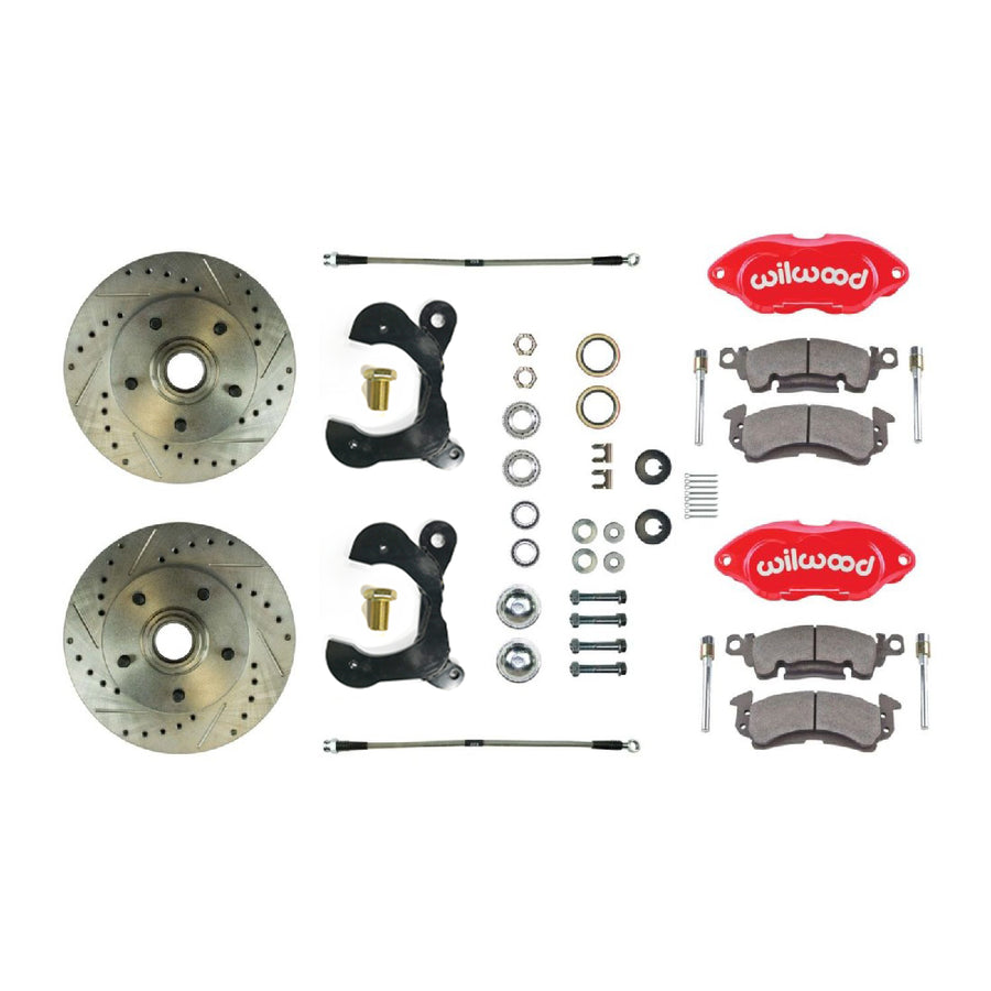 The Right Stuff 1955-58 Chevrolet Bel Air, "At The Wheel" Front Disc Brake Conversion Kit - (FSC56WKCZ)