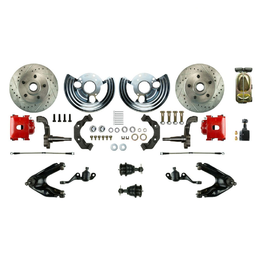 The Right Stuff 1960-76 Mopar A-Body, Front Manual Disc Brake Conversion Kit - MDC66SDZ - (MDC66SDZ)