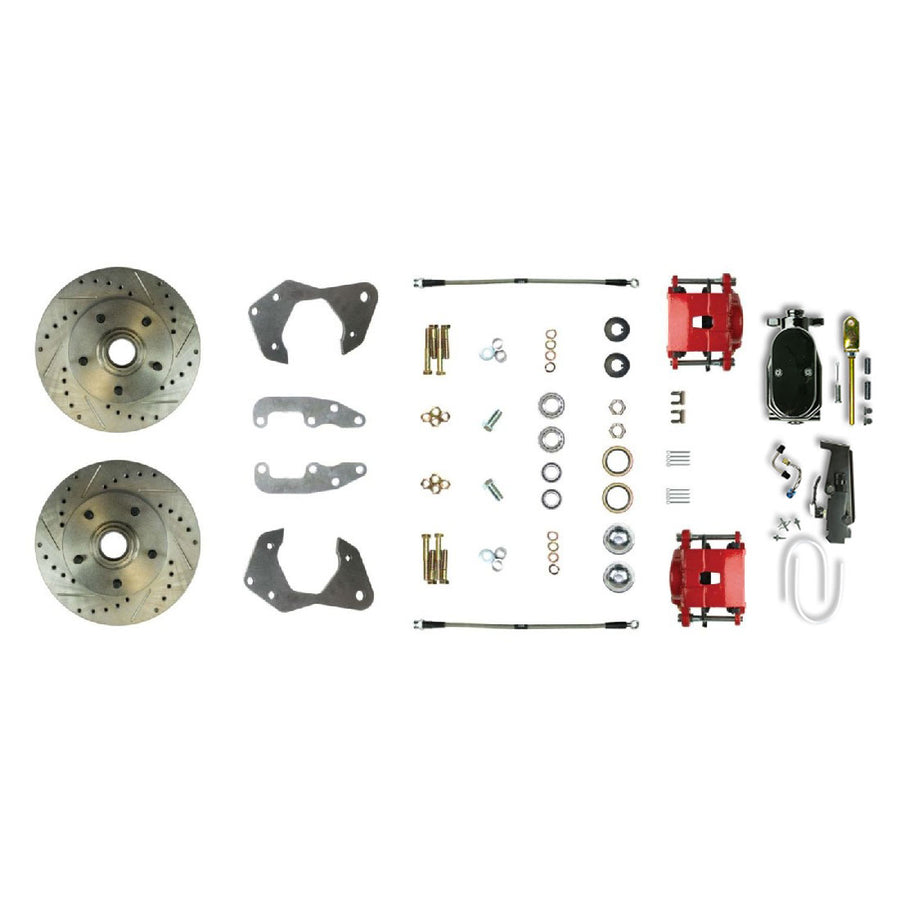 The Right Stuff 1965-68 Chevrolet Impala/Bel Air, Manual Front Disc Brake Conversion Kit - (FSC65SDCZY)