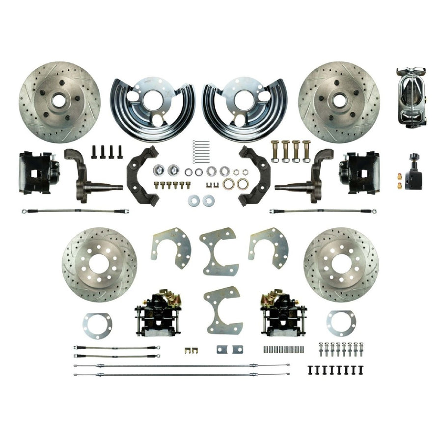 The Right Stuff 1962-72 Mopar B/E-Body, 4-Wheel Manual Disc Brake Conversion Kit - MDC42SDSX - (MDC42SDSX)