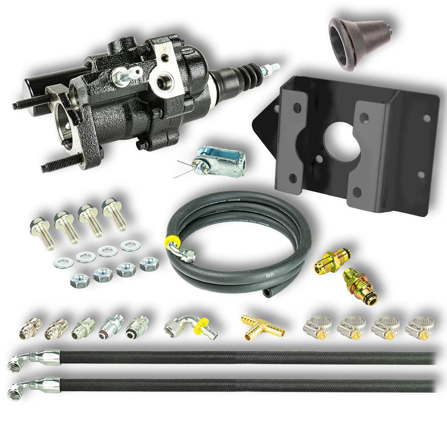 The Right Stuff 1960-1962 Chevy Truck Hydarulic Brake Assist Unit and hose kit - (HBUK6062)