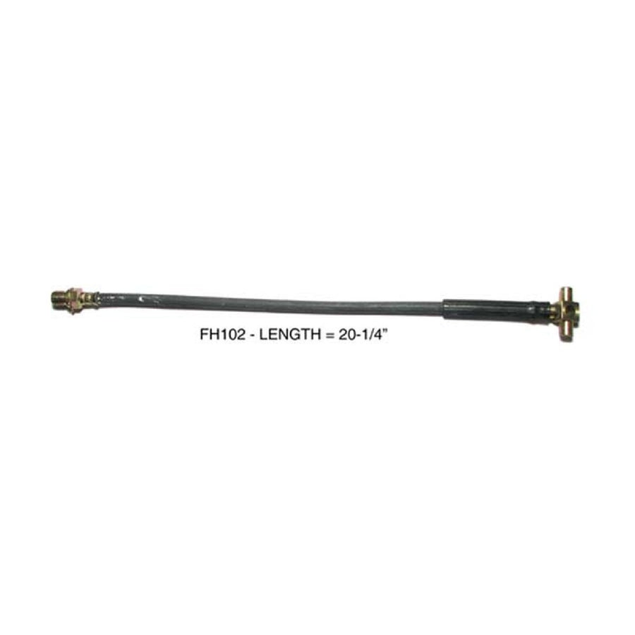 The Right Stuff 1973-78 GM 1/2 Ton & 3/4 Ton Truck, Front Disc Brake Flex Hoses - (FH102)