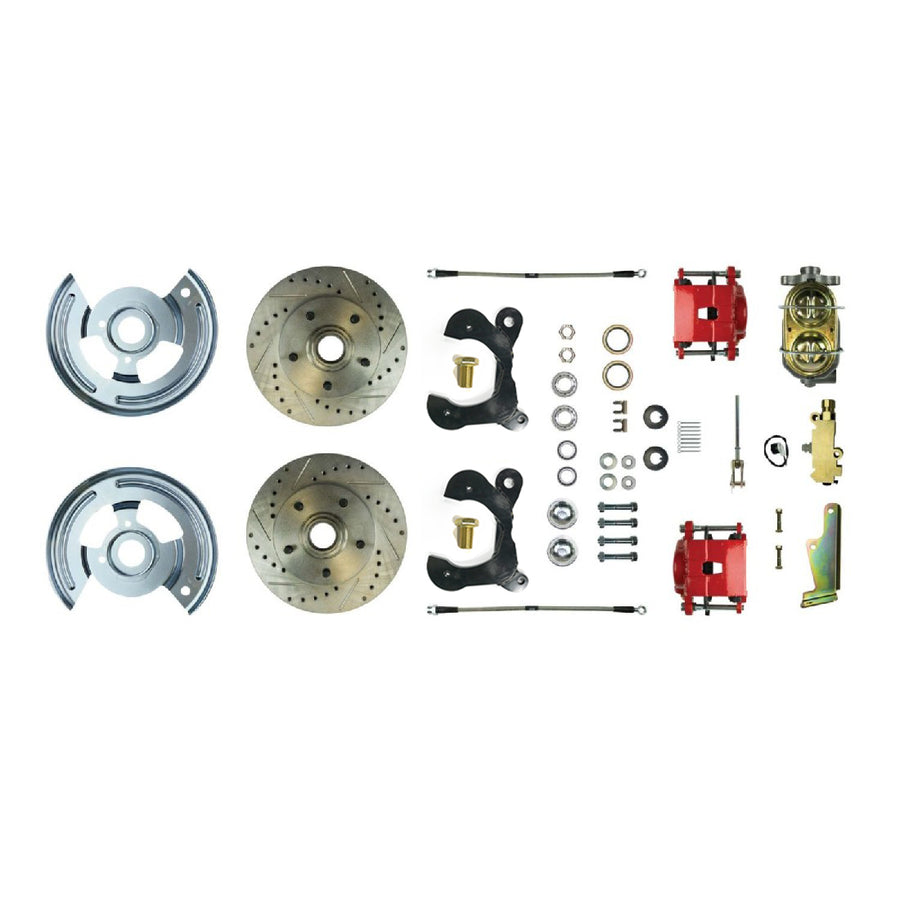 The Right Stuff 1958 Chevrolet Impala/Bel Air, Manual Front Disc Brake Conversion Kit - (FSC58SDCZ)