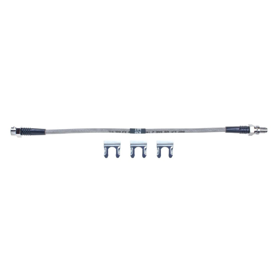 The Right Stuff 1968 Chevrolet Chevelle/El Camino, Braided Stainless Steel Rear Brake Flex Hoses - (FH19S)
