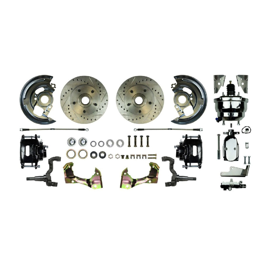 The Right Stuff 67-69 GM F/X-Body, Power 8" Booster, Front Disc Brake Conversion Kit - (AFXDC02CSX)