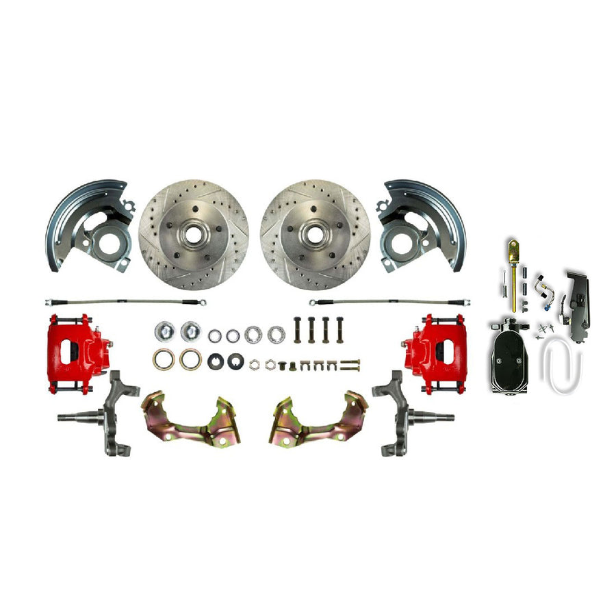 The Right Stuff 1964-1972 Chevelle/A-Body, Show N Go, Front Manual Disc Brake Conversion Kit - (AFXSD01CZY)