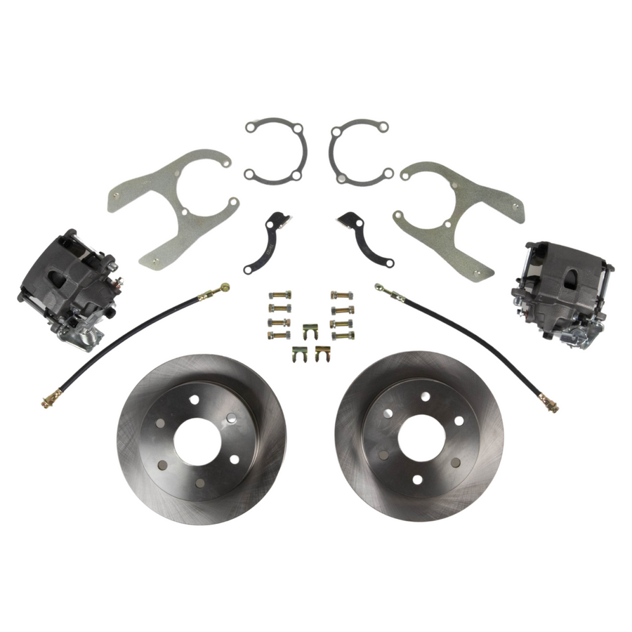 The Right Stuff 1988-98 Chevy/GMC K1500 Rear Disc Brake Conversion 6 Lug 11" Drum - 3.6" Offset only - (TRD8861)