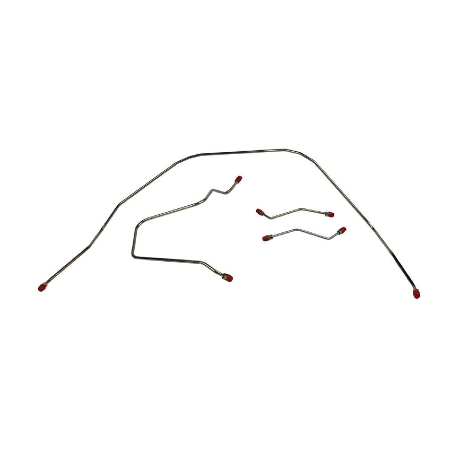 The Right Stuff 1962-64 Chevrolet Bel Air/Impala, Pre-Bent OE Steel Front Brake Line Kit - (BKT6202)