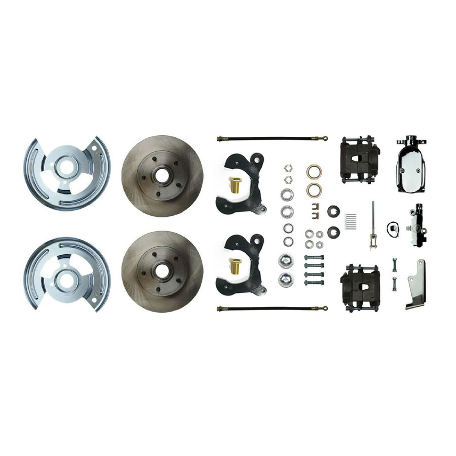 The Right Stuff 1958 Chevrolet Impala/Bel Air, Manual Front Disc Brake Conversion Kit - (FSC58SDCX)