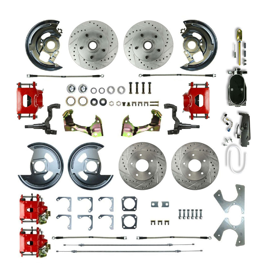 The Right Stuff 1968-74 GM F/X-Body, 4-Wheel Manual Disc Brake Conversion - AFXSD45CZY - (AFXSD45CZY)