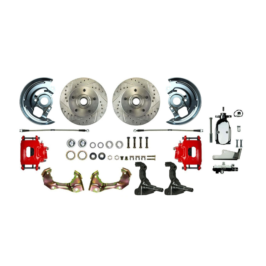 The Right Stuff 1964-1972 Chevelle/A-Body, Show N Go, Front Manual Disc Brake Conversion Kit - (AFXSD01CZX)