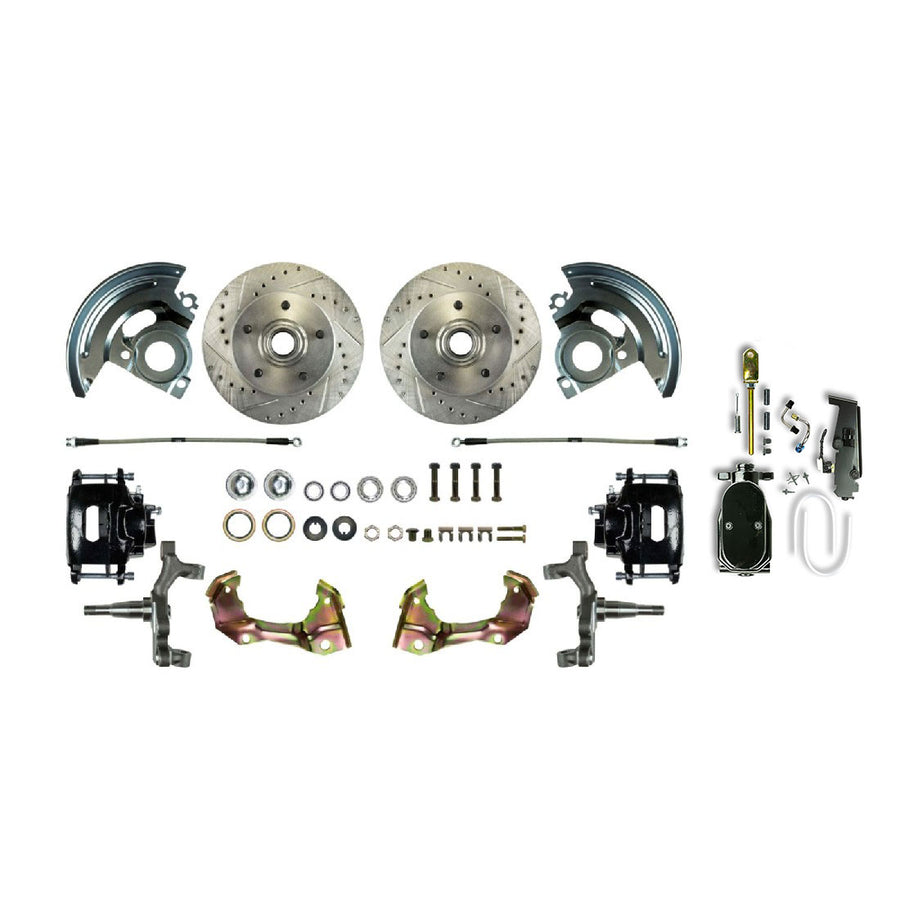 The Right Stuff 1964-1972 Chevelle/A-Body, Show N Go, Front Manual Disc Brake Conversion Kit - (AFXSD01CSY)
