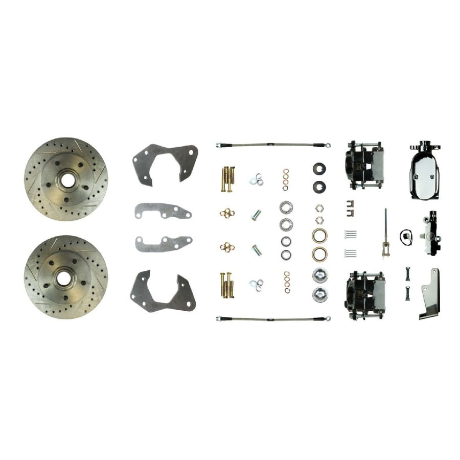 The Right Stuff 1965-68 Chevrolet Impala/Bel Air, Manual Front Disc Brake Conversion Kit - (FSC65SDCSX)
