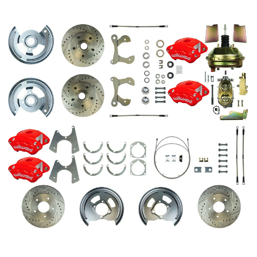 The Right Stuff 1959-64 Chevrolet Impala/Bel Air, Performance Front Disc Brake Conversion Kit - (FSC604DCCZ)