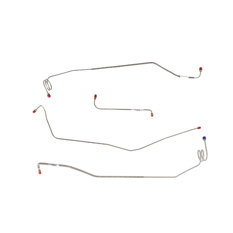 The Right Stuff 1981-87 Chevrolet/GMC Truck, Pre-Bent Stainless Steel Front Brake Line Kit - (TKT8101S)