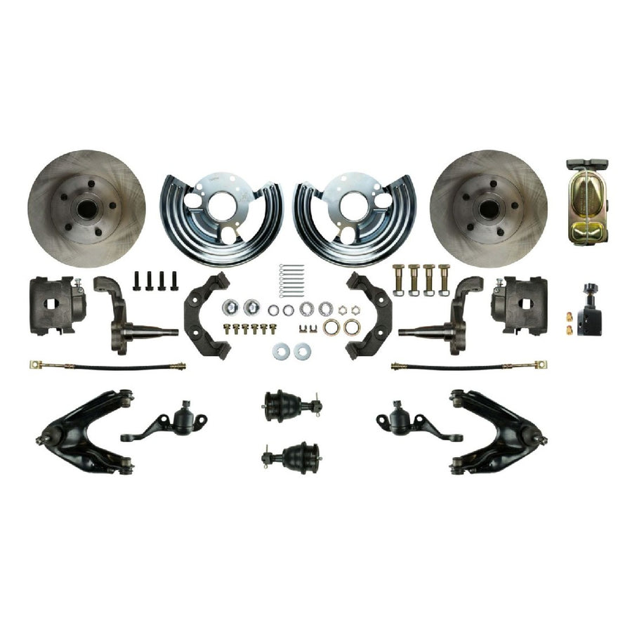 The Right Stuff 1960-76 Mopar A-Body, Front Manual Disc Brake Conversion Kit - MDC66SD - (MDC66SD)