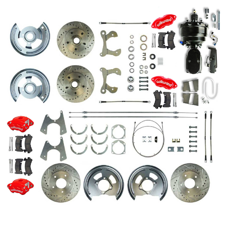 The Right Stuff 1959-64 Chevrolet Impala/Bel Air, Performance Front Disc Brake Conversion Kit - (FSC604DCCZY)