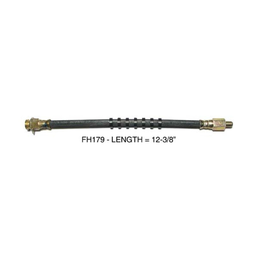 The Right Stuff 1967-68 Ford Galaxie, Front Drum Brake Flex Hoses - (FH179)