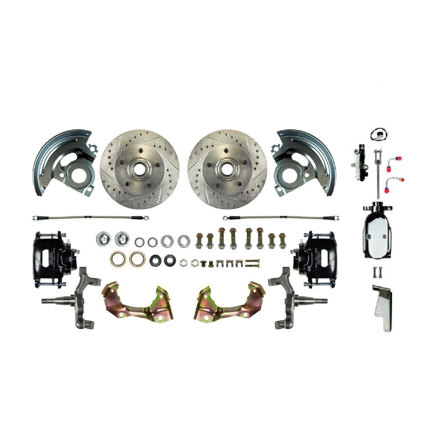 The Right Stuff 67-74 GM F/X-Body, Show N Go, 2" Drop, Front Manual Disc Brake Conversion Kit - (AFXSD02DSX)