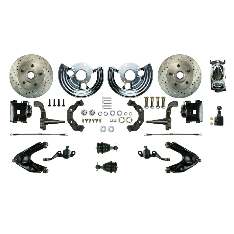 The Right Stuff 1960-76 Mopar A-Body, Front Manual Disc Brake Conversion Kit - MDC66SDSX - (MDC66SDSX)