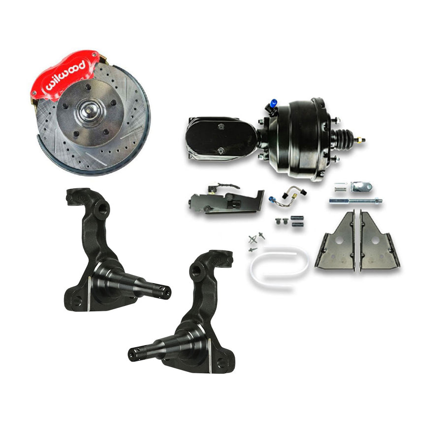 The Right Stuff 1964-1974 GM A/F/X Body, Front Power Disc Brake Conversion Kit - AFXDC32ZY - (AFXDC32ZY)