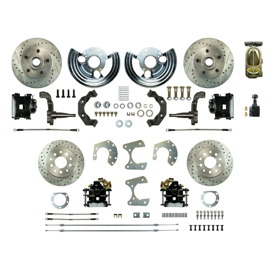 The Right Stuff 1962-72 Mopar B/E-Body, 4-Wheel Manual Disc Brake Conversion Kit - MDC42SDS - (MDC42SDS)