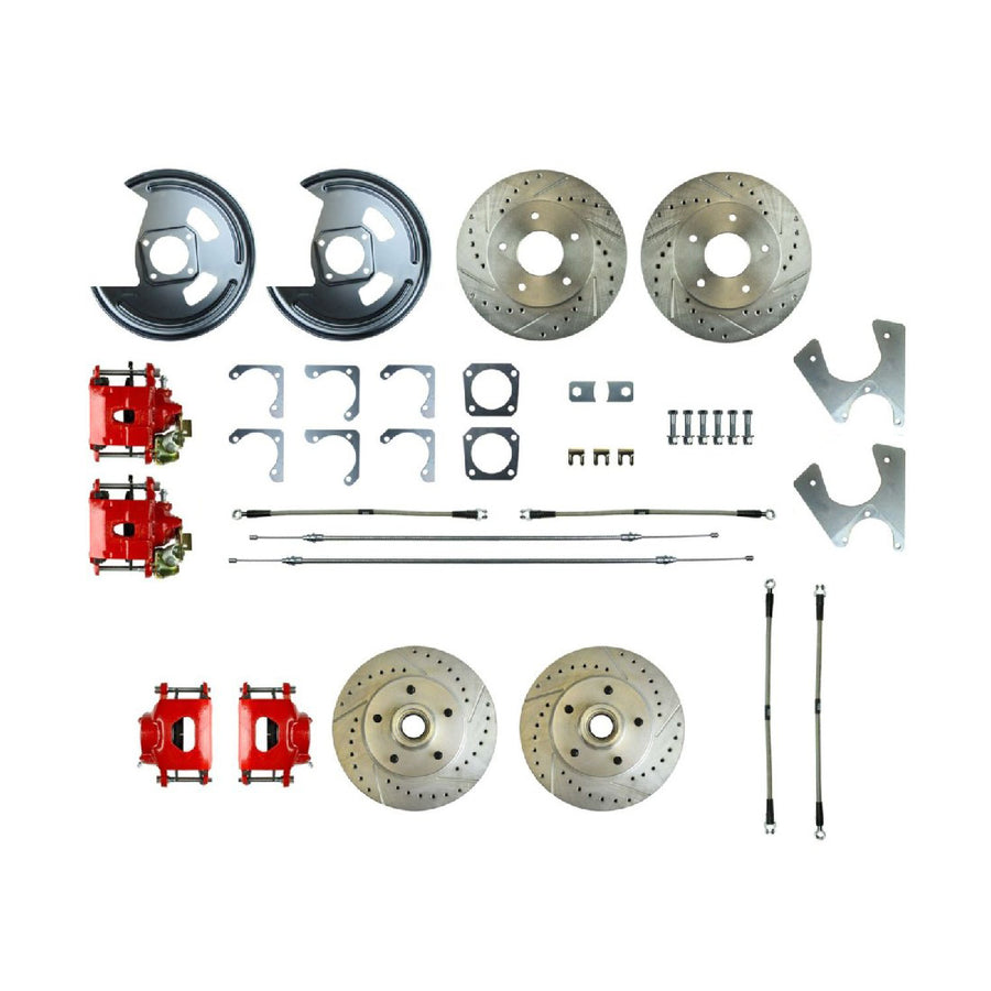 The Right Stuff 1970-77 GM F/X-Body, 4-Wheel W/Rear +2 Disc Brake Conversion Kit - F70RD05Z - (F70RD05Z)