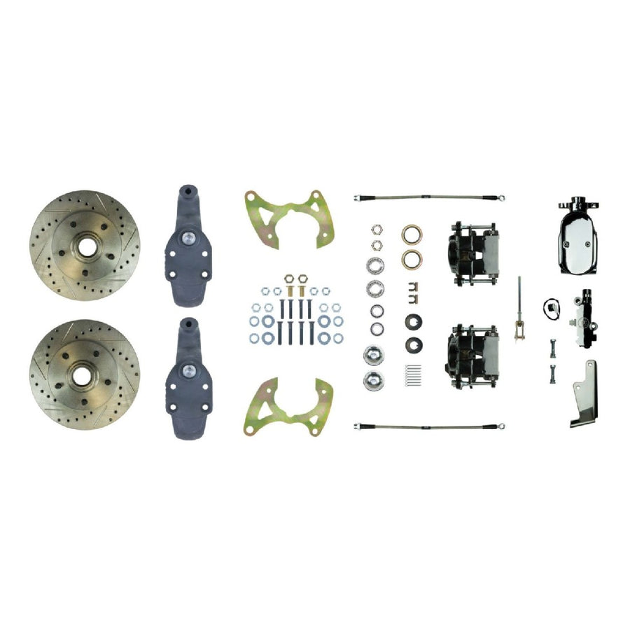 The Right Stuff 1965-68 Chevrolet Impala, 2" Drop, Manual Front Disc Brake Conversion Kit - (FSC65SDDSX)