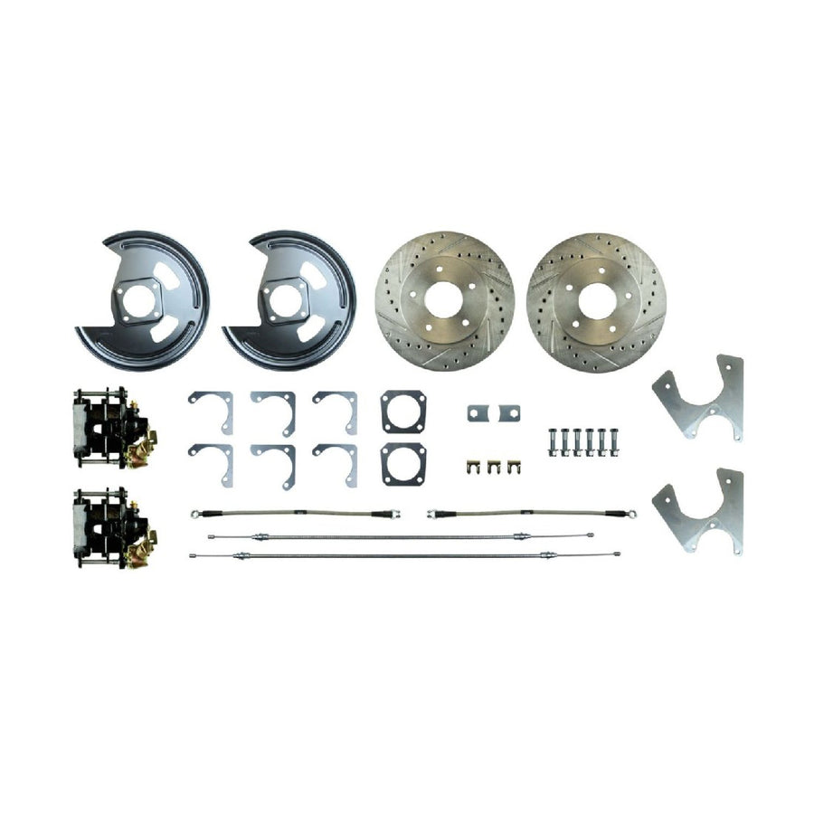 The Right Stuff 1968-1974 Nova/GM F-Body, Staggard Rear Shocks, Rear Disc Brake Conversion Kit - (AFXRD05S)