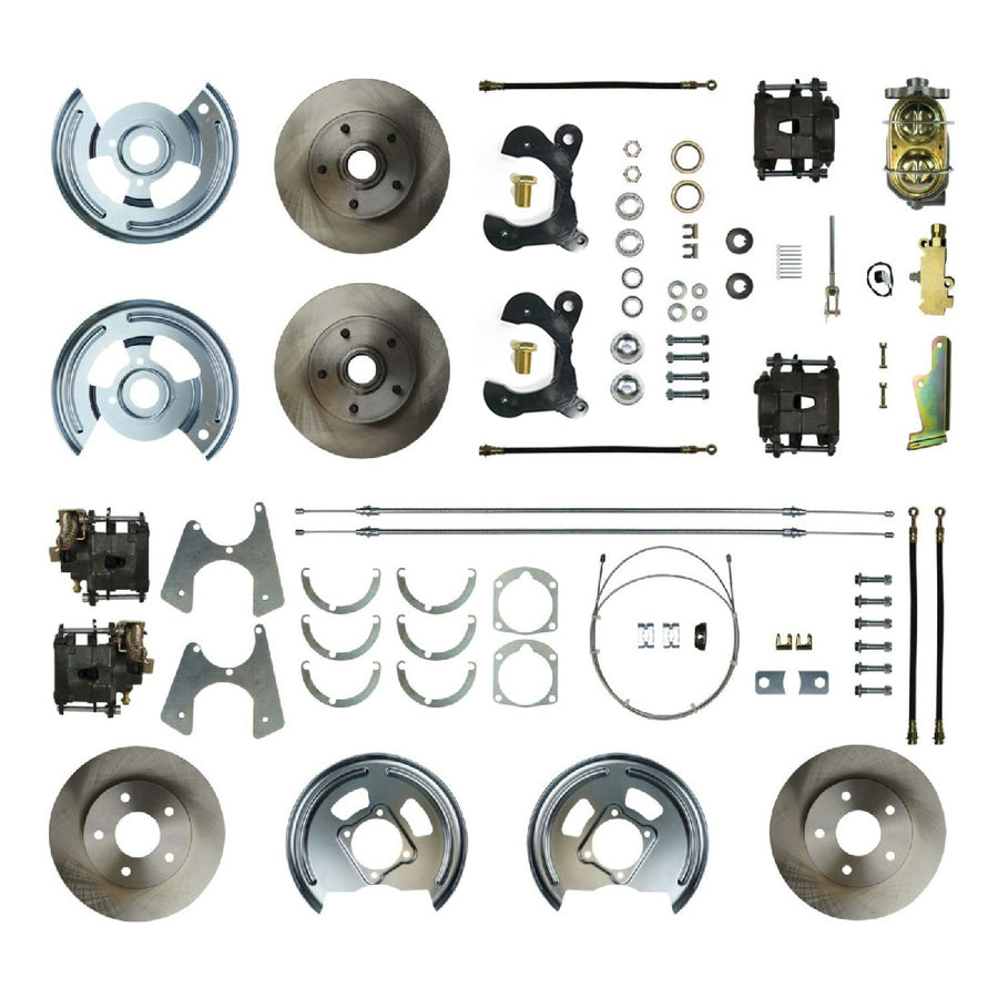 The Right Stuff 1955-57 Chevrolet Bel Air, 4-Wheel Manual Disc Brake Conversion - FSC554SDC - (FSC554SDC)